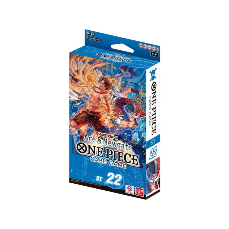 One Piece English Starter Deck 22 Ace & Newgate CARDS LIVE OPENING