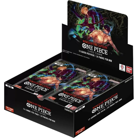 One Piece Wings Of The Captain Op06 En Booster Box Cards Live Opening Card Games