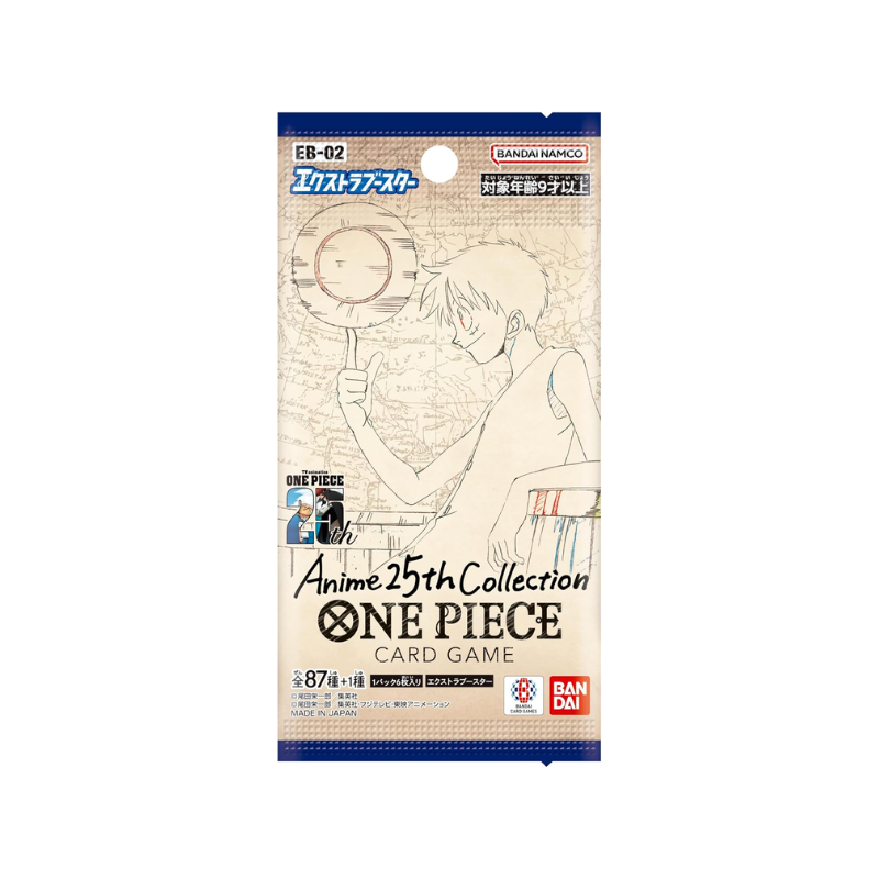 One Piece Japanese EB02 Extra Booster Anime 25th Collection CARDS LIVE OPENING