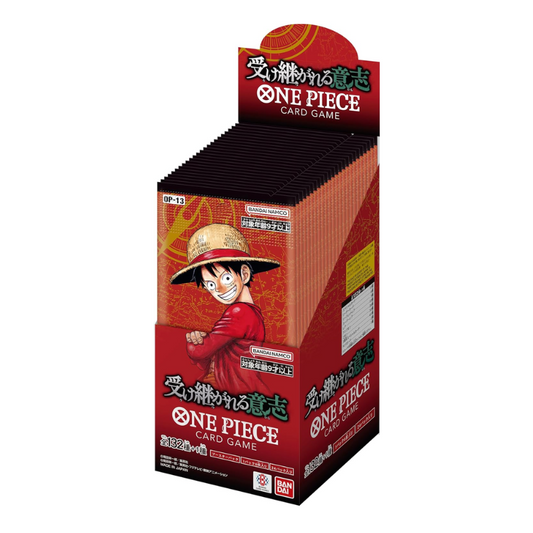 One Piece Japanese OP13 Inherited Will Booster CARDS LIVE OPENING