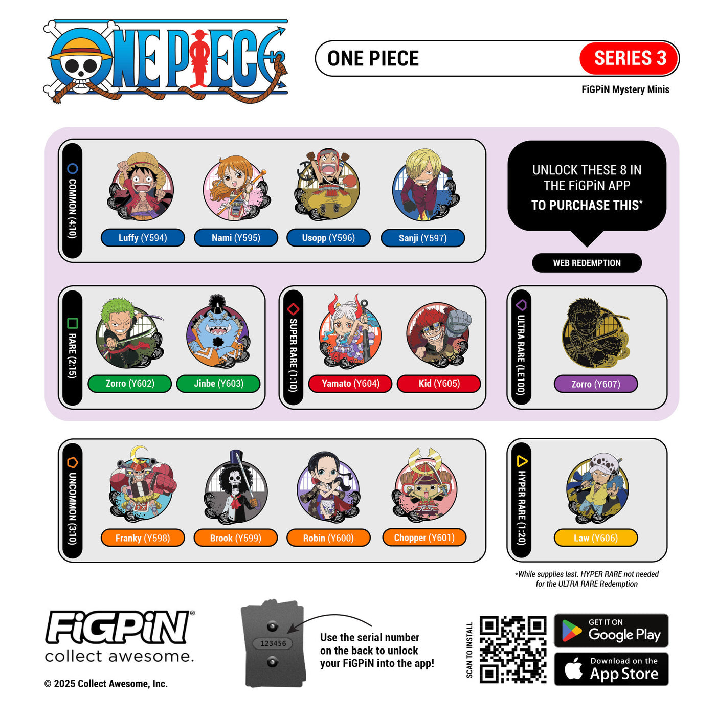FiGPiN ONE PIECE MYSTERY PIN LIVE OPENING