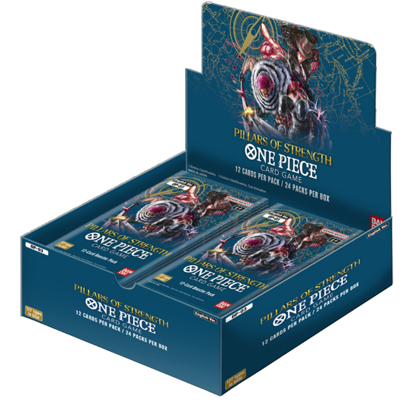 Op-03 Pillars Of Strength English [Trading Cards Opened On Live @Anitcg] Booster Box Card Games