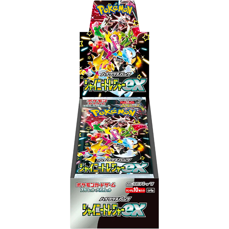 Shiny Treasure Ex High Class Booster Sv4A Jp Cards Live Opening @Anitcg Card Games