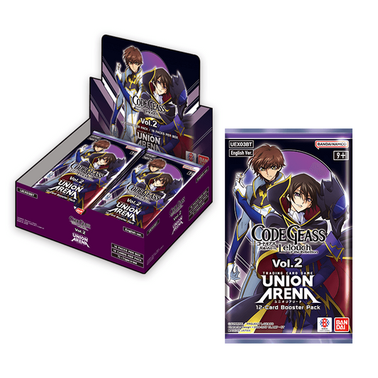 Union Arena English CODE GEASS: Lelouch of the Rebellion Vol.2 Booster [UEX03BT] CARDS LIVE OPENING