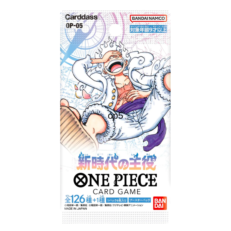One Piece New Era Protagonist Op5 Japanese [Cards Opened On Live] Booster Pack Card Games